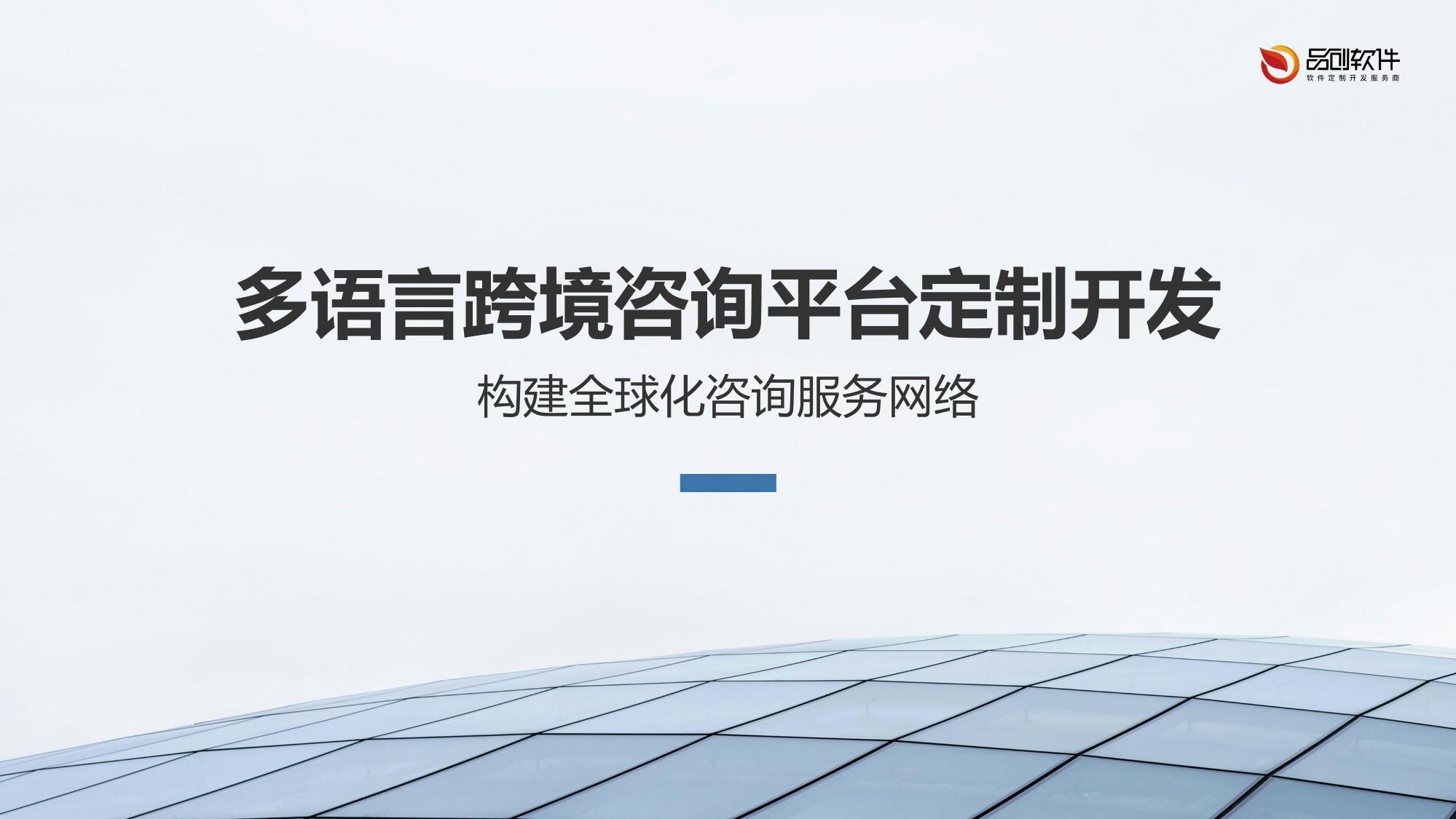多语言跨境咨询平台定制开发